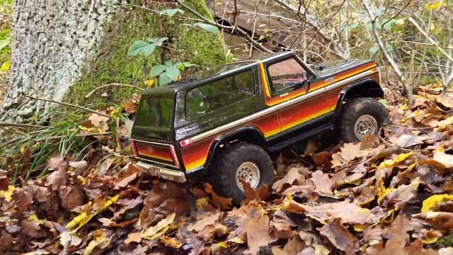 TRAXXAS TRX4 // Ford Bronco'79 // easy trial in the autumn ???? ? смотреть онлайн