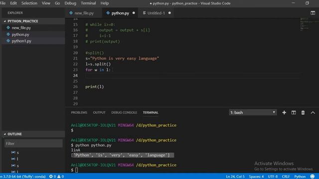 Reverse every word of given string in python (in Hindi ) смотреть онлайн