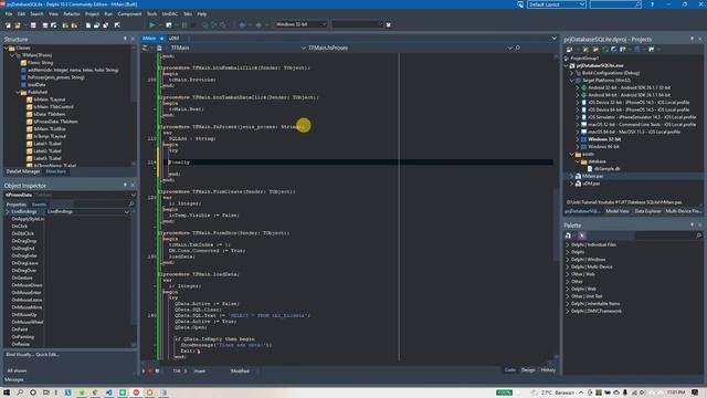 007 Delphi Android Firemonkey – SQLite Database & Progress Bar смотреть онлайн