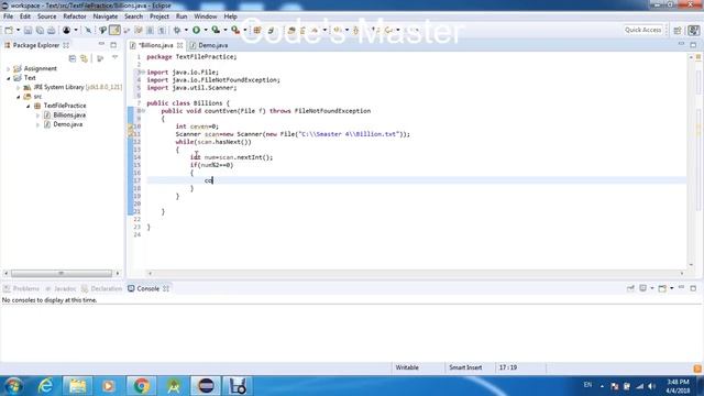 Count number of even and odd in the text file using Java Language смотреть онлайн