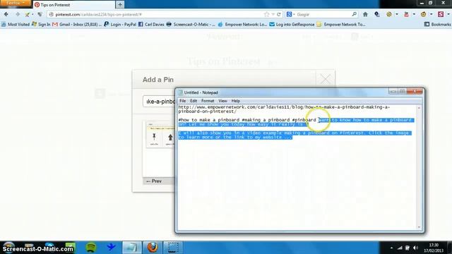 How to make a pinboard? - Making a pinboard on Pinterest! смотреть онлайн