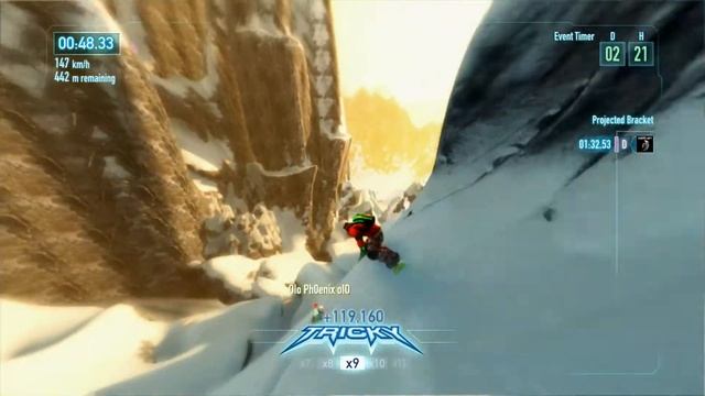 SSX 2012 - Vengeance 1:25.99 - No wingsuit смотреть онлайн