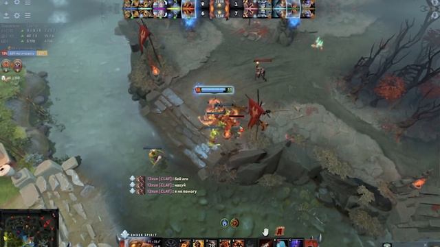 Они не дали и шанса выйграть эту игру, гайд на Ember Spirit смотреть онлайн