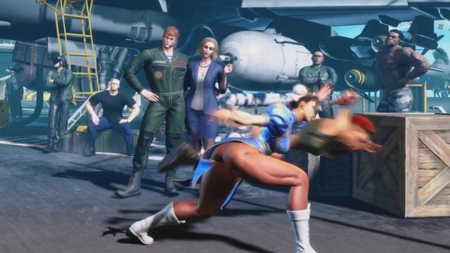 Street Fighter 6 - Chun-Li Throws Cammy Into Wooden Box смотреть онлайн