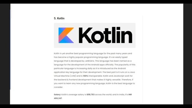 10 Promising and Highest Paying Programming Languages in 2021 #python #java #.net #scala #kotlin смотреть онлайн