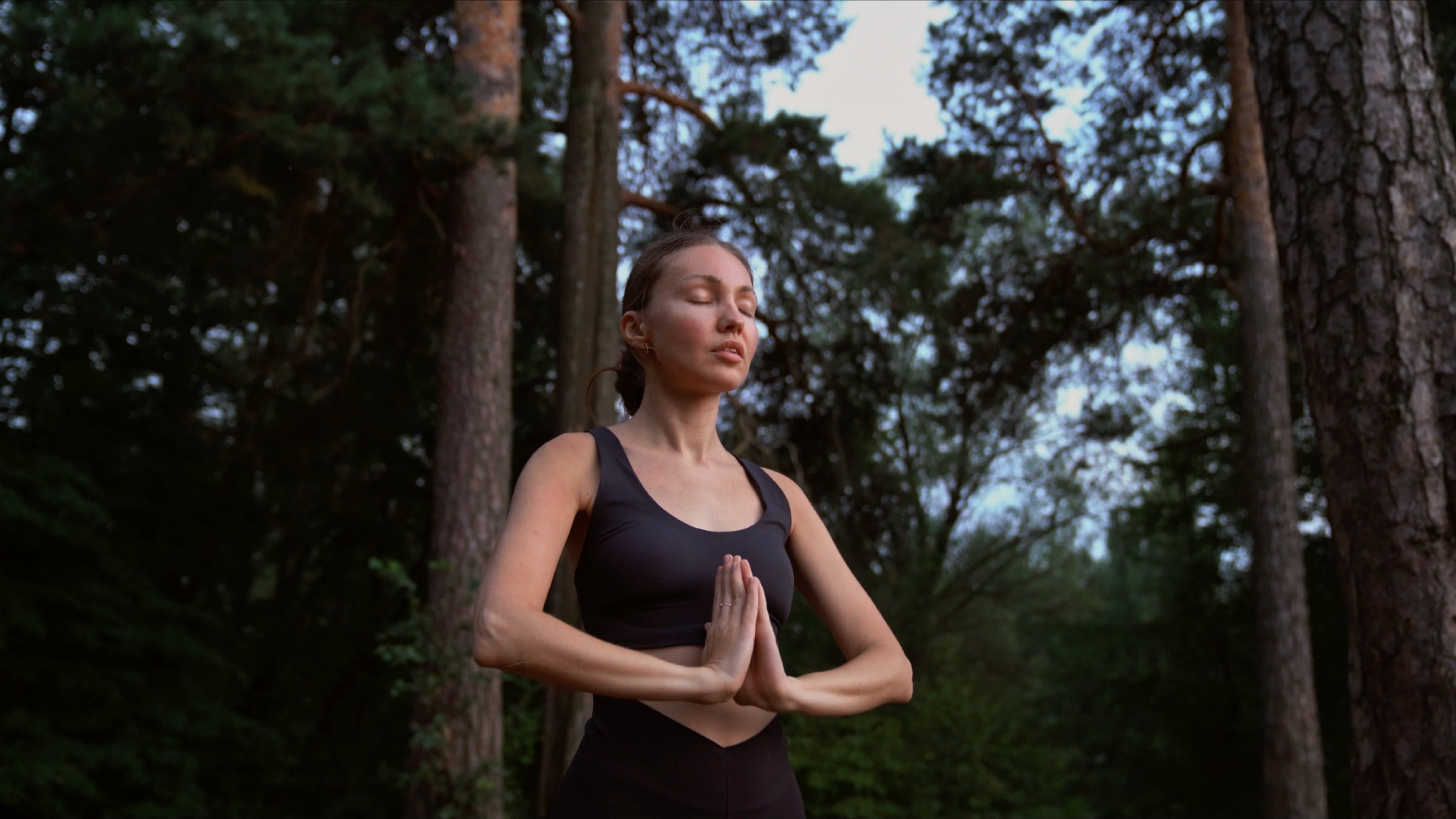 Yoga.Nature. Cinematic Shorts Video