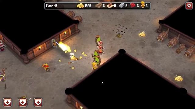 FLAMING DEATH WALL ★ Super Dungeon Run #4 смотреть онлайн