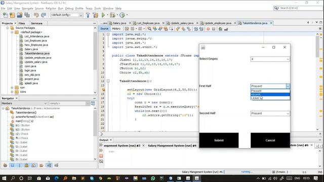 Salary Management System | Java Application | Part 5 | Attendance System, Swing, SQL, Event, AWT смотреть онлайн