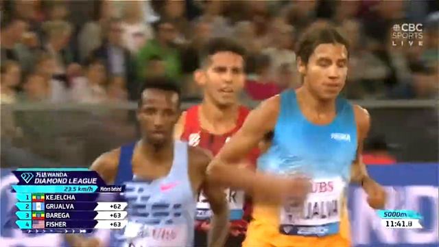 KEJELCHA Yomif 🇪🇹 Dominates Men's 5000m Race//Wanda Diamond League  Zurich
