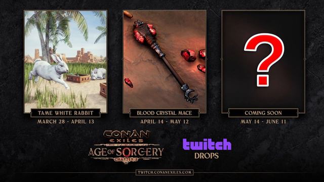 Blood Crystal Mace Twitch Drop: Unlock Your Blood Crystal Weapon - Age of Sorcery 3 | Conan Exiles смотреть онлайн
