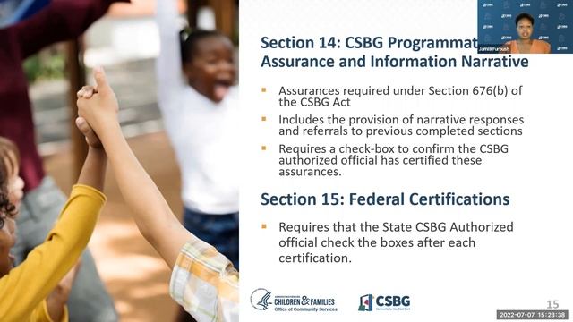 FFY 2023 CSBG State Plan – Let’s Delve In: Sections 10 – 15 смотреть онлайн