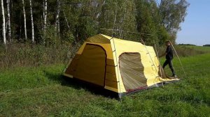 Alexika Victoria 10 - сборка кемпинговой палатки