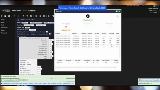 PERCENTAGE FORCE TOUCH BOT?BINARYTOOLS 2023 BOT?FREE DOWNLOAD