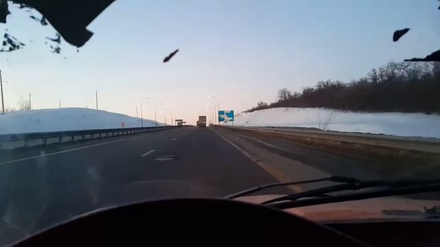 Вечереет...но я продолжаю ехать по трассе м4 дон на ваз 2103 смотреть онлайн