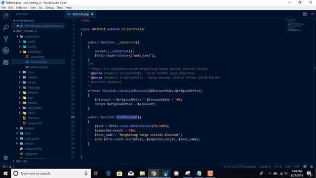 Mengenal Unit Testing pada Codeigniter смотреть онлайн