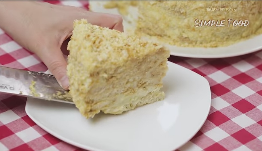 Торт без выпечки НАПОЛИОН