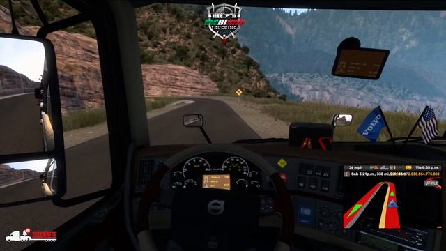 SUPER #MOD VOLVO VNL 670 - American Truck Simulator 1.45 смотреть онлайн