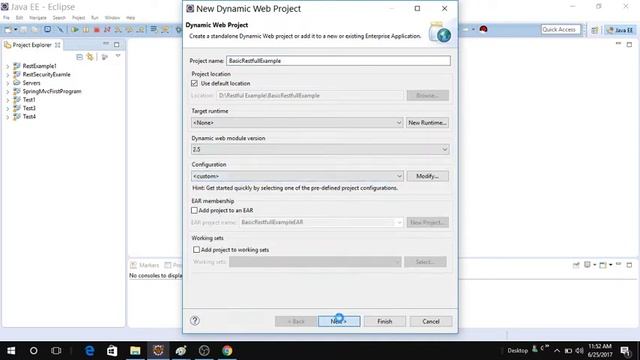 Restful web services example in java -First Example using jersey смотреть онлайн