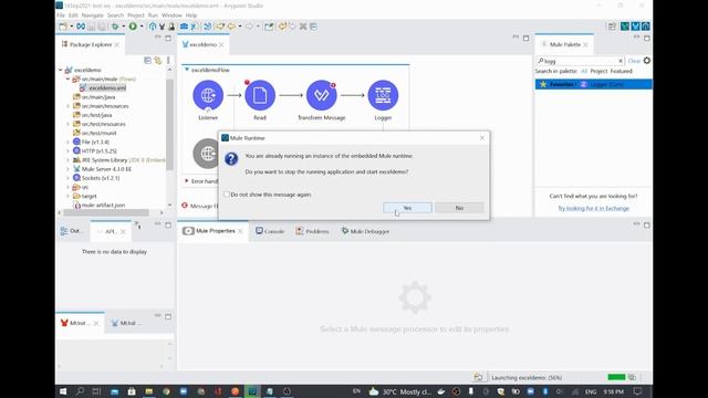 MuleSoft - How to read Excel .xlsx file in MuleSoft | Mule 4.x | File Connector | Anypoint Studio смотреть онлайн