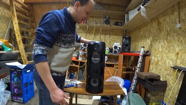 Тест, обзор, портативных "народных" колонок SVEN PS-650 и PS-720 смотреть онлайн