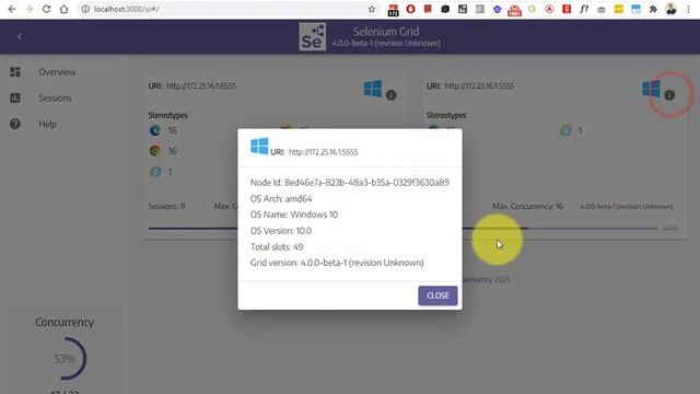 Selenium 4 Grid UI draft смотреть онлайн