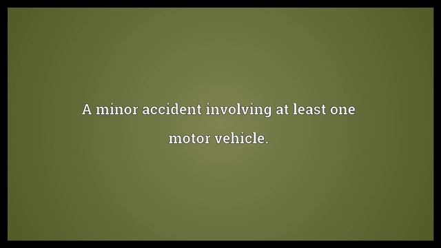 Fender-bender Meaning смотреть онлайн