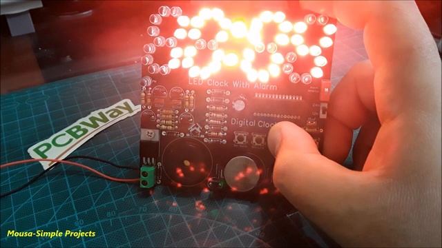 Digital LED Clock 24Hr With Single IC Without Microcontroller / Big Display LED Clock смотреть онлайн