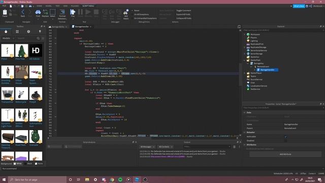 How To Make Your Own Barrage Ability [Roblox Tutorial] смотреть онлайн