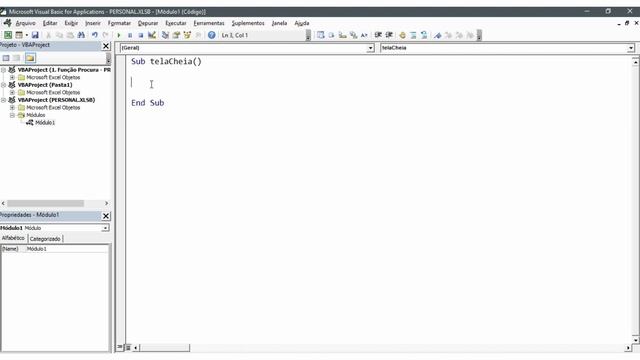 Macro que funciona em qualquer planilha #VBA1 смотреть онлайн