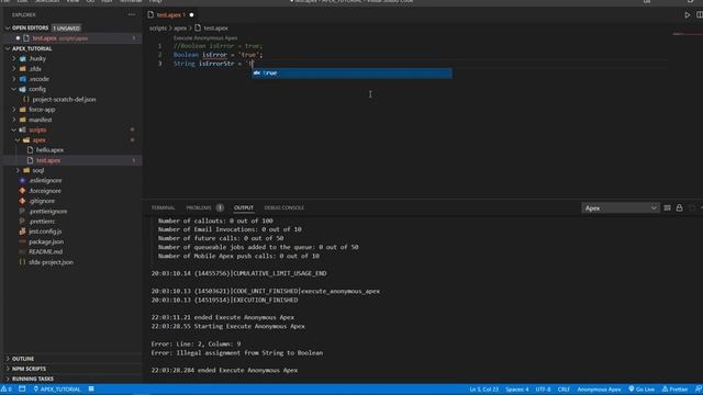 8. Boolean - Free Partial Apex Course смотреть онлайн
