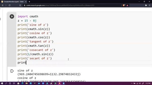 Complex Numbers in Python смотреть онлайн