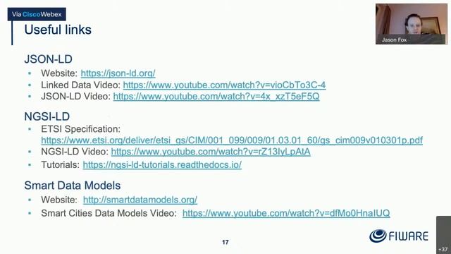 Livestream Jason Fox FIWARE on JSON-LD смотреть онлайн