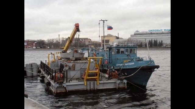 Neva river 24.11.2013 Нева (Буксир "Владимир Высоцкий") смотреть онлайн