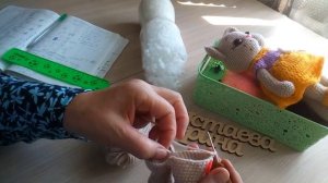 МК по вязанию крючком кошки Василисы// Часть 2//Ноги - тело//Автор И.Кистаева.