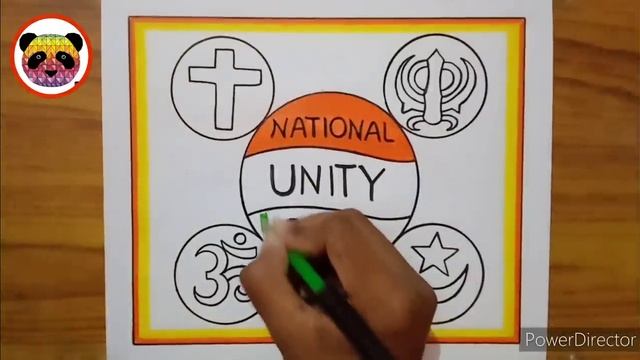National Unity Day Drawing / National Unity Day poster easy / Rashtriya Ekta Diwas Drawing / Unity смотреть онлайн