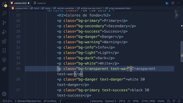 Curso Bootstrap - Colores de texto смотреть онлайн