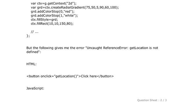 HTML : Javascript functions not working in external .js file смотреть онлайн