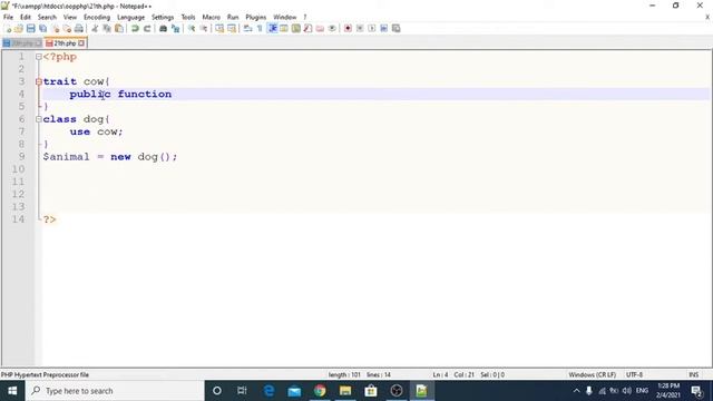 object oriented php tutorial in bangla trait смотреть онлайн