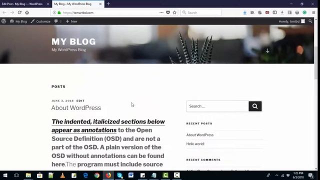 How to Create, Edit, Delete WordPress post - WP Bangla Tutorial - Part6 смотреть онлайн