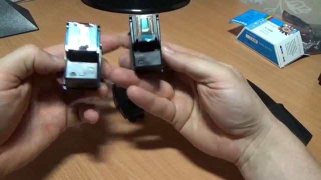 Картриджи HP 129 и 135 (не оригинальные),пробуем,работают. смотреть онлайн