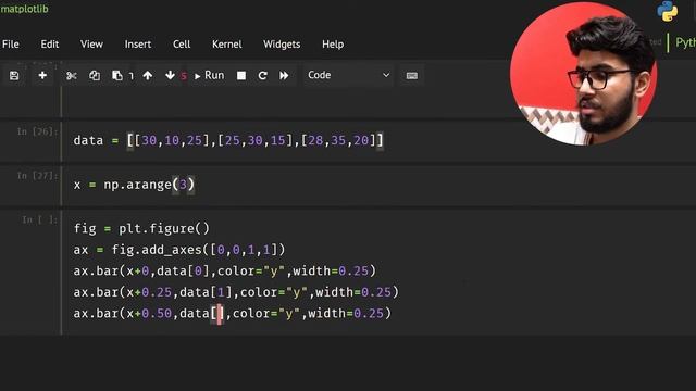 #9 Matplotlib Tutorial | Bar Graphs in Matplotlib - Python | In-Depth Tutorial смотреть онлайн