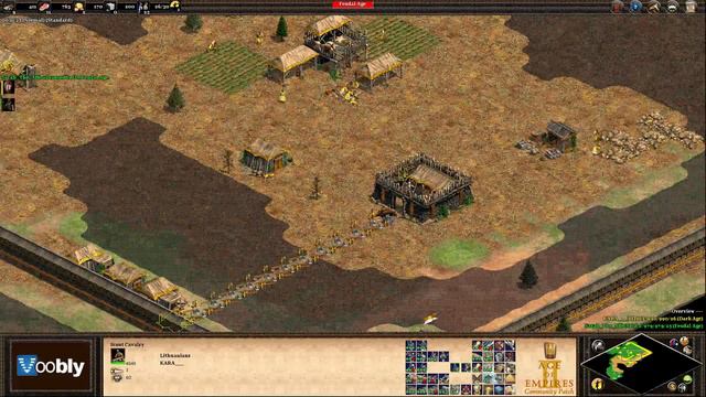 Voobly AOE2 1.6: Arena, Lithuanians vs Sicilians смотреть онлайн