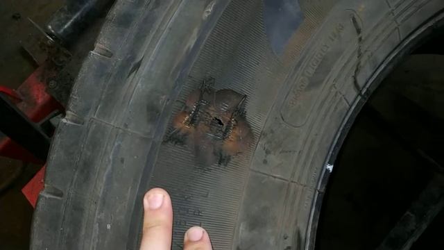 315/80R22.5 боковой порез ДО смотреть онлайн