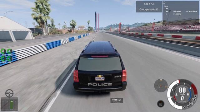 West Coast Trial: Chevrolet Suburban Police (Beamng Drive) смотреть онлайн