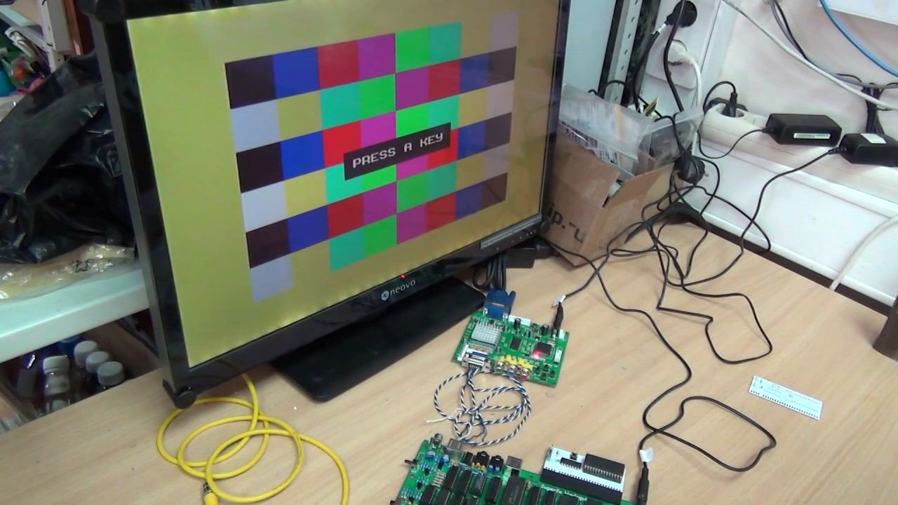 Внешнее тестовое ПЗУ для ZX Spectrum смотреть онлайн