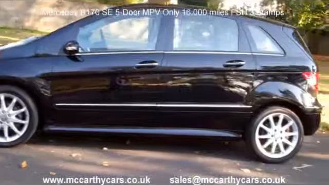 Used Mercedes B170 SE 5-Door MPV FSH 3 Stamps MK57 For Sale McCarthy Cars Croydon Hatchback