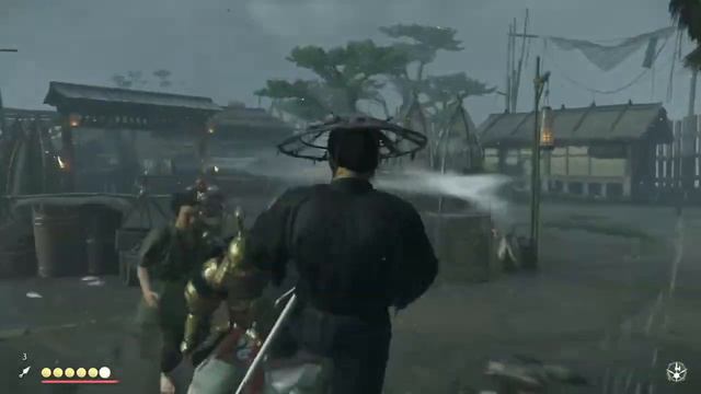 Ghost of Tsushima Arashi no yo ni смотреть онлайн