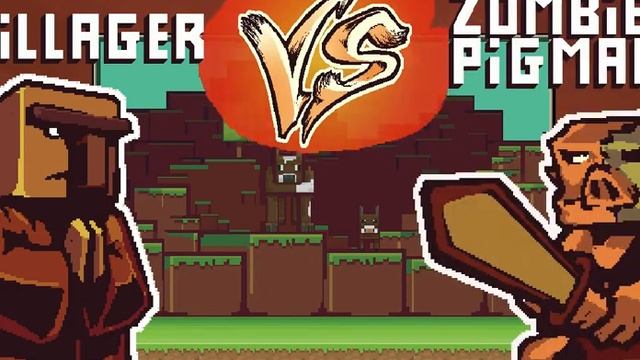 Играем в CraftFighter или ты познаешь мощь деревенских NPS смотреть онлайн