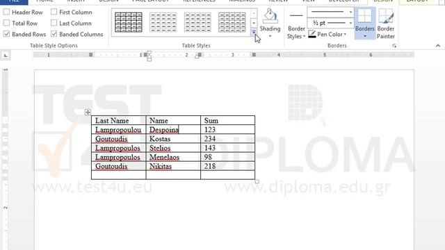 Apply the Grid Table 5 Dark style at the table of the document. смотреть онлайн
