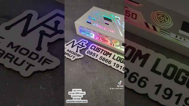 vga cover msi gtx 1650 super custom logo led argb tokopedia shopee ready смотреть онлайн